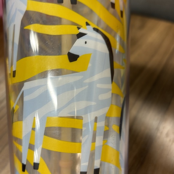 Starbucks Zebra yellow venti cold tumbler. - Picture 5 of 6